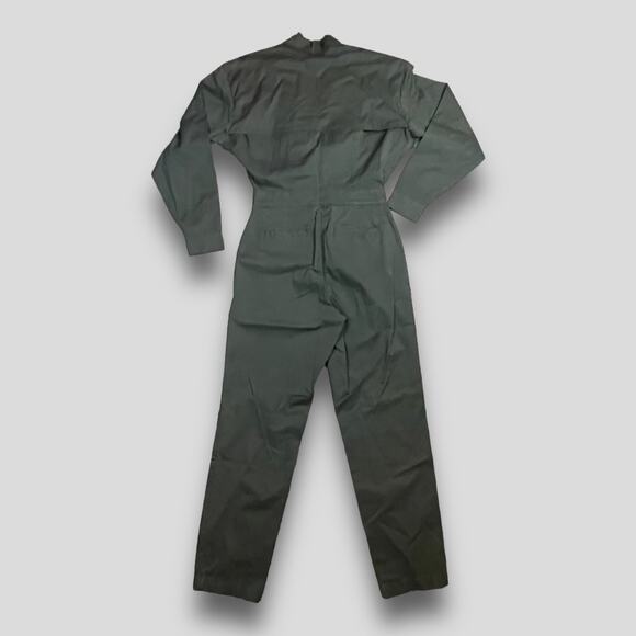 GOOD AMERICAN NEW RETRO WORKWEAR JUMPSUIT OLIVE GREEN SIZE 1 - Picture 2 of 10
